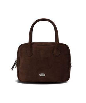 FAUX 스웨이드 토트백_초코 브라운