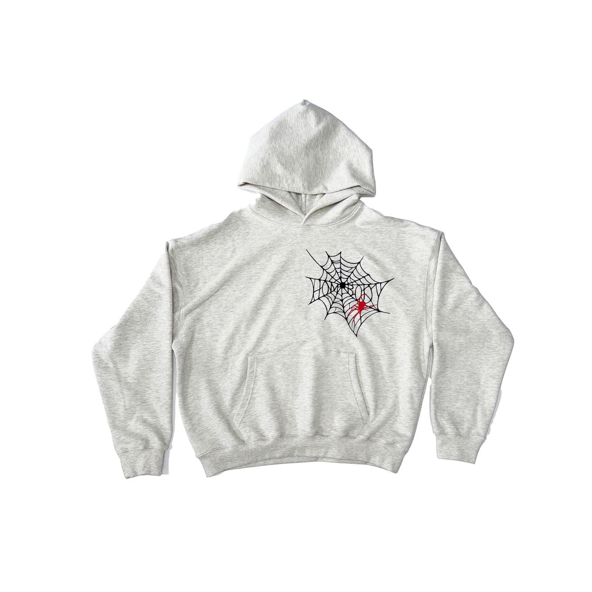 헤테로(HETERO) Homebody Web Hoodie (Melange Gray)