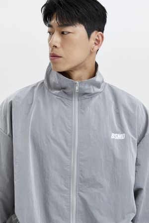 메탈 윈드브레이커 자켓