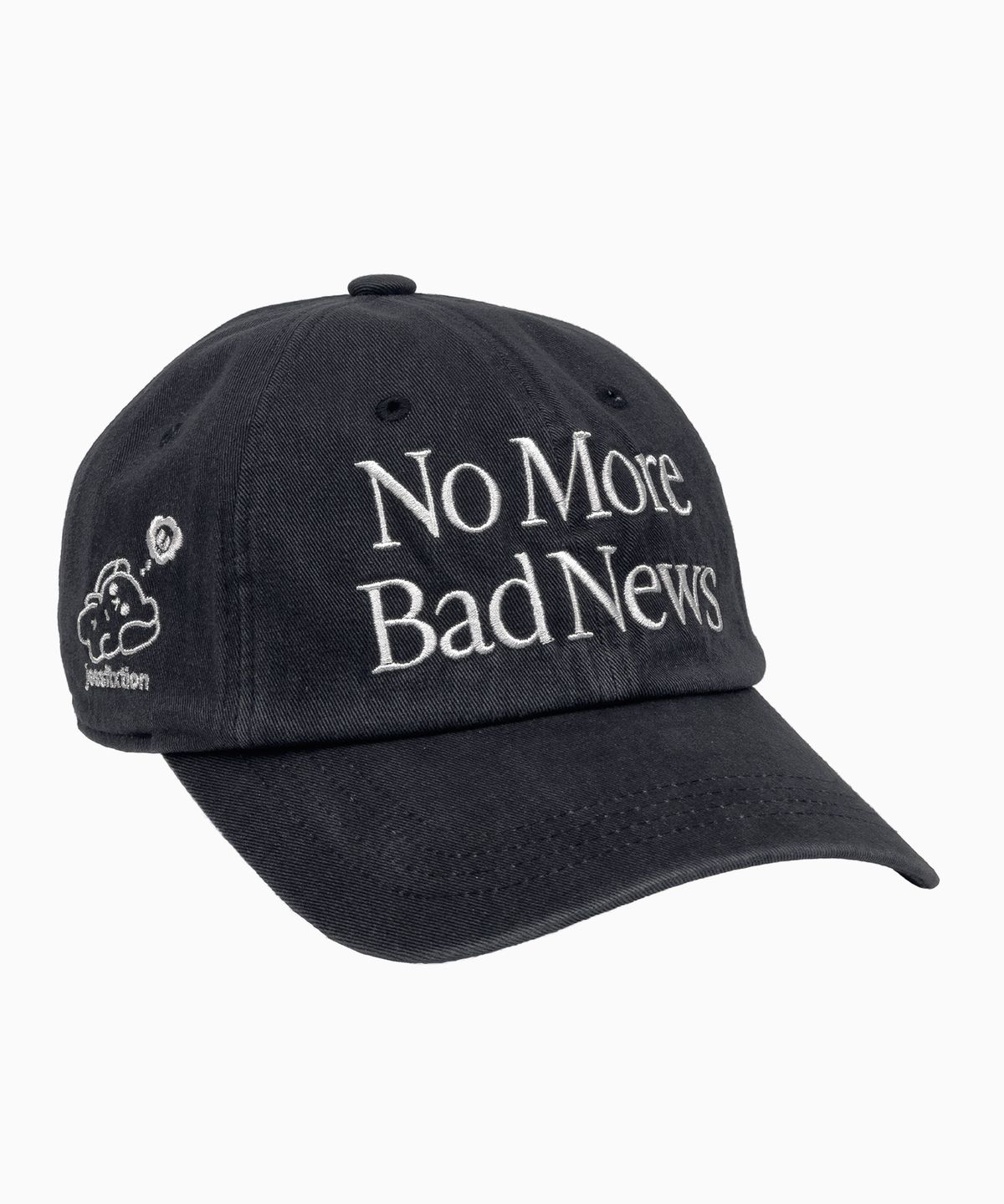 제스픽션(JESSFIXTION) NO MORE BAD NEWS WASHING CAP (BLACK)