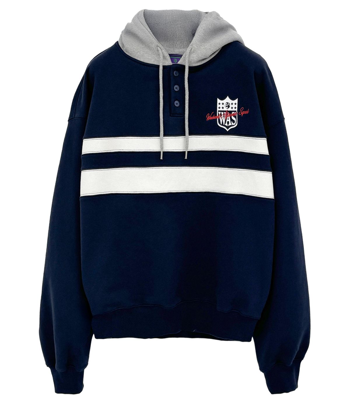 워즈(WAS) 럭비65 후드 (NAVY)