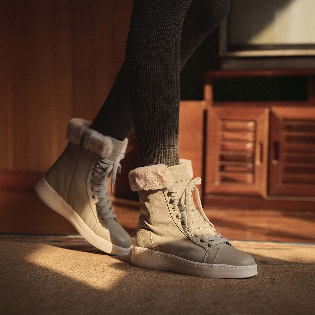 닥스 슈즈(DAKS SHOES) [DAKS] 여성 부츠 하이탑 DLB312GA71