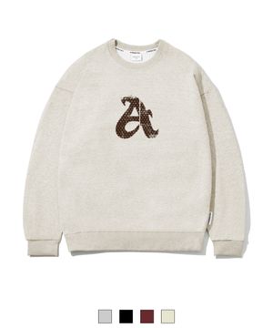 SIGNATURE DOT 오버핏 맨투맨(SAMAWA-0001)