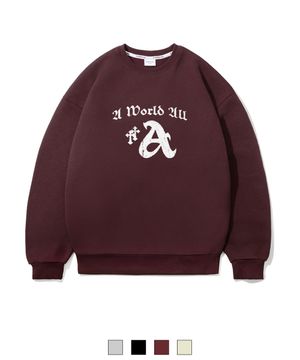 SIGNATURE ARCH 오버핏 맨투맨(SAMAWA-0002)