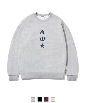 AWA DOT 오버핏 맨투맨(SAMAWA-0003)