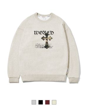 CAMOUFLAGE 오버핏 맨투맨(SAMAWA-0004)