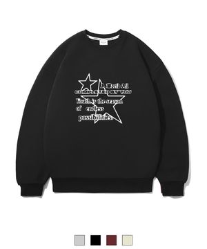 STAR STREAM 오버핏 맨투맨(SAMAWA-0011)