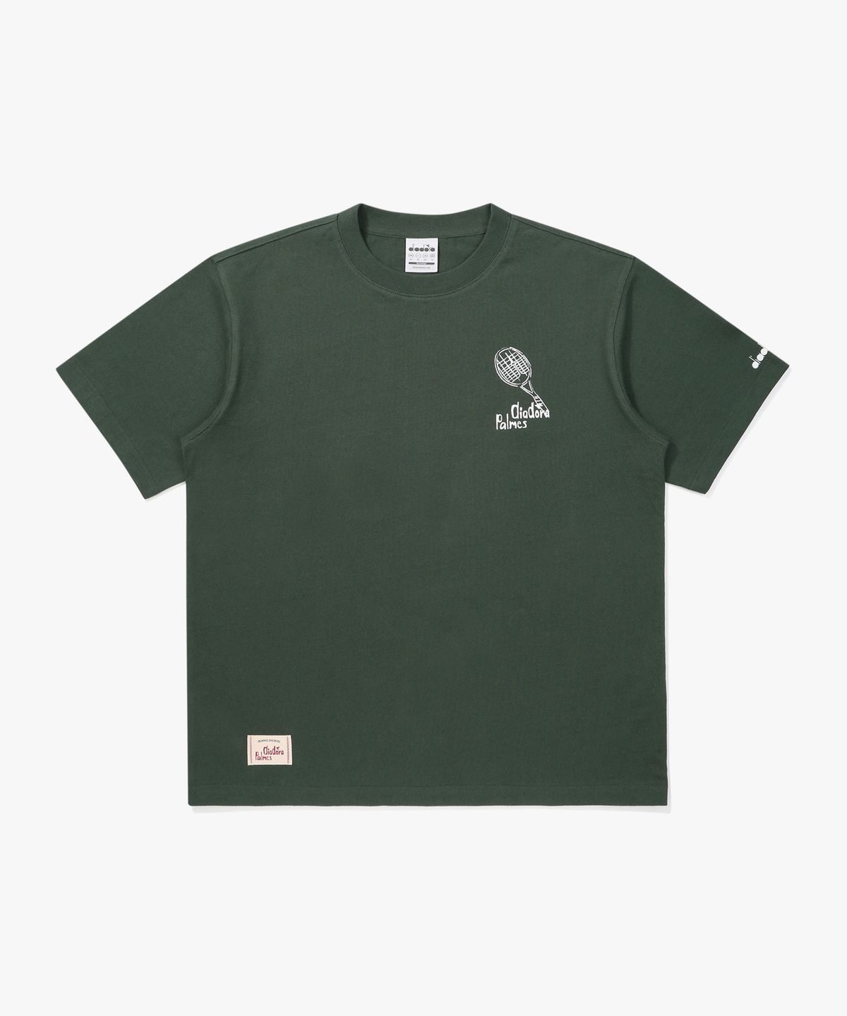 디아도라(diadora) [DIADORA by PALMES] 그래픽 반팔 티셔츠 GREEN