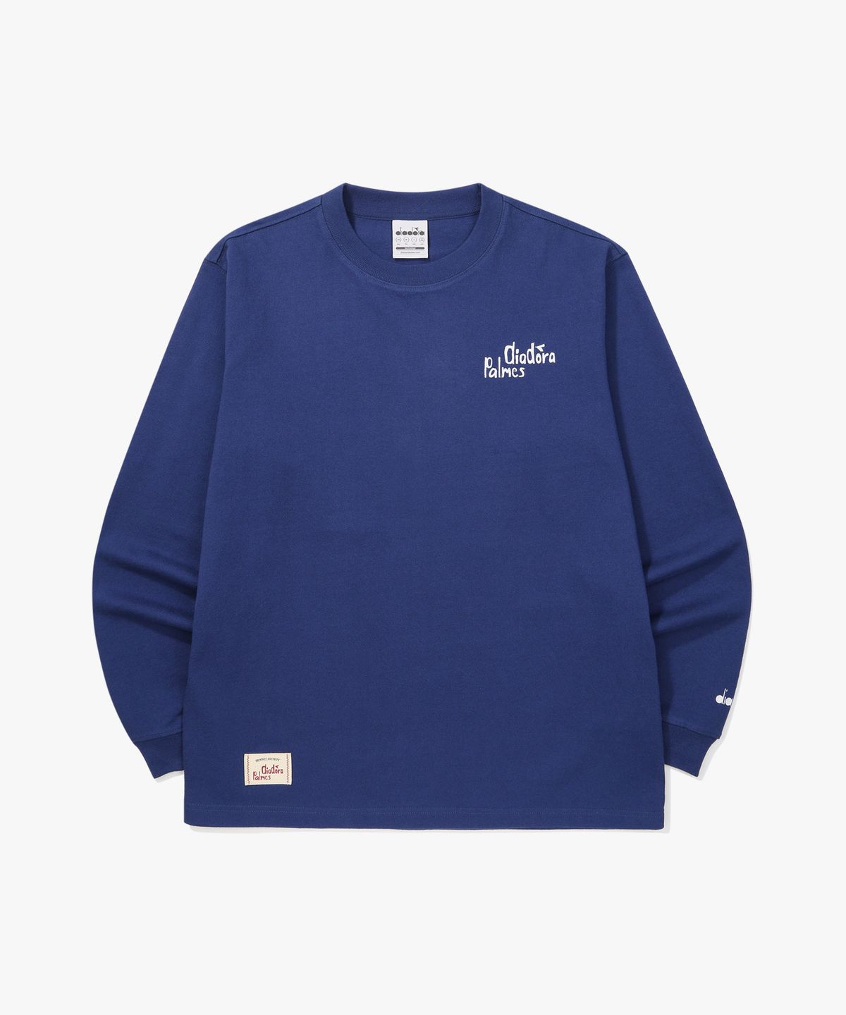 디아도라(diadora) [DIADORA by PALMES] 그래픽 긴팔 티셔츠 BLUE