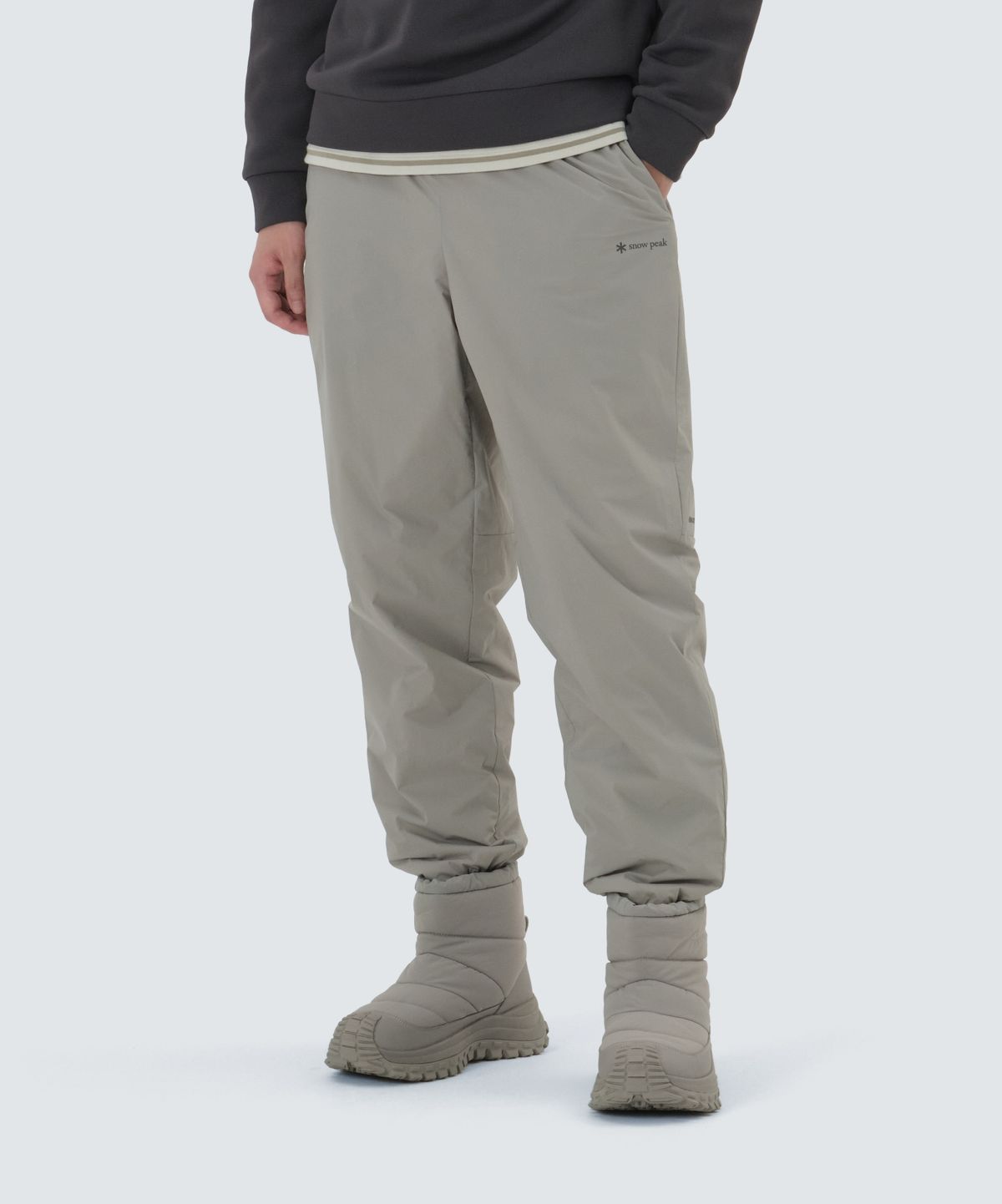스노우피크 어패럴(SNOWPEAK APPAREL) 써밋그리드 프리마로프트 패딩 팬츠 (S25WMTPT02) Fog Gray