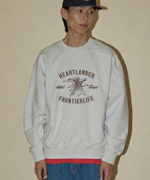 NO.093 하트랜더 엉클 스웨트셔츠(애쉬그레이)