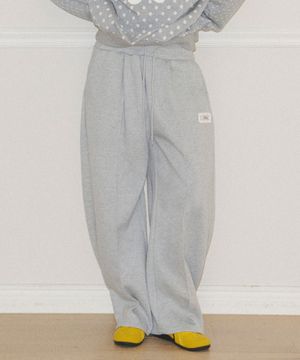 사이드 셔링 니트 팬츠