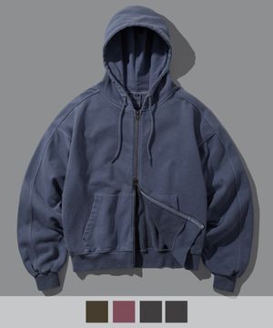 메테오 디어 피그먼트 후드집업 네이비 SJHD1449