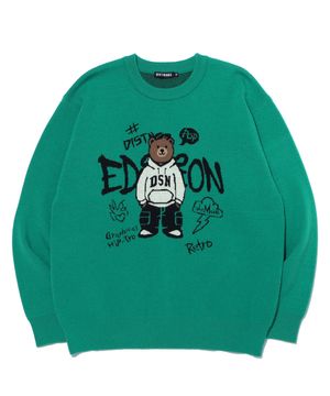 레트로 베어 에디션 니트 LP4SU849_GREEN