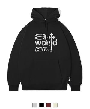 AWA CROSS 오버핏 후드(SAHAWA-0006)