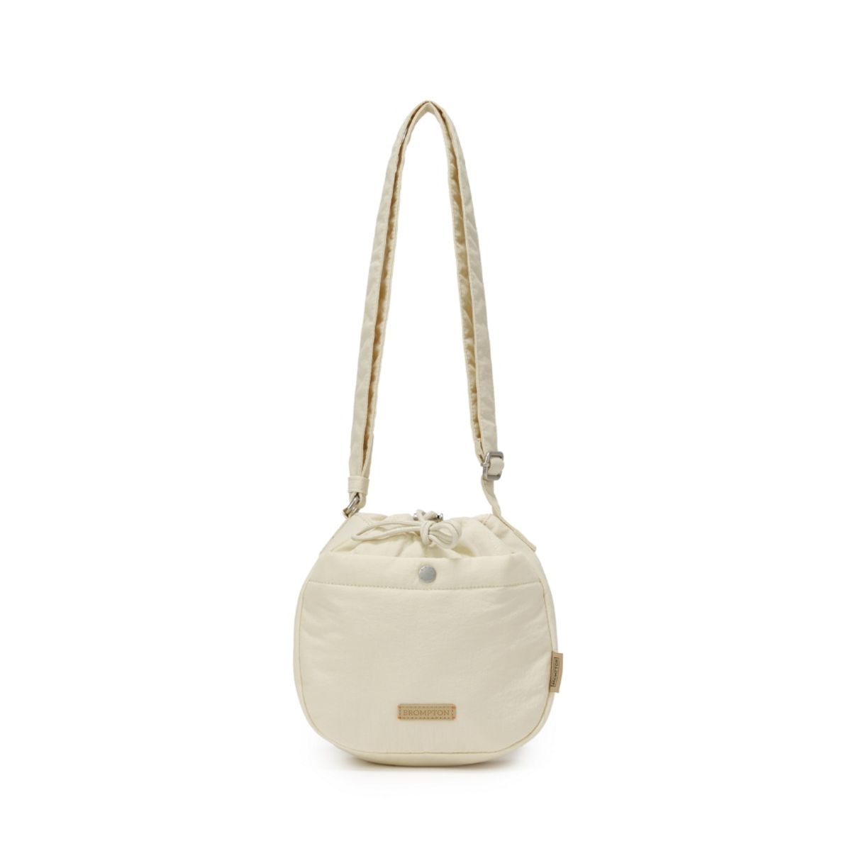 브롬톤 런던(BROMPTON LONDON) QUILTED DROW STRING BAG - CREAM (P255ACR411)