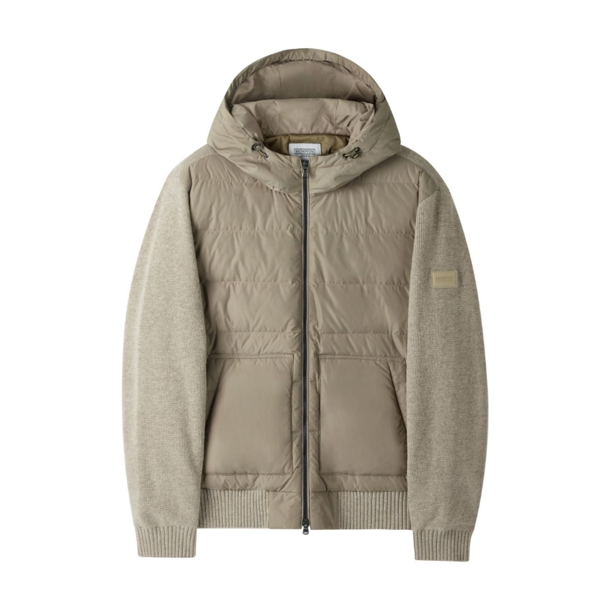 브롬톤 런던(BROMPTON LONDON) HYBRID HOODED DOWN - BEIGE (P254MDW450)