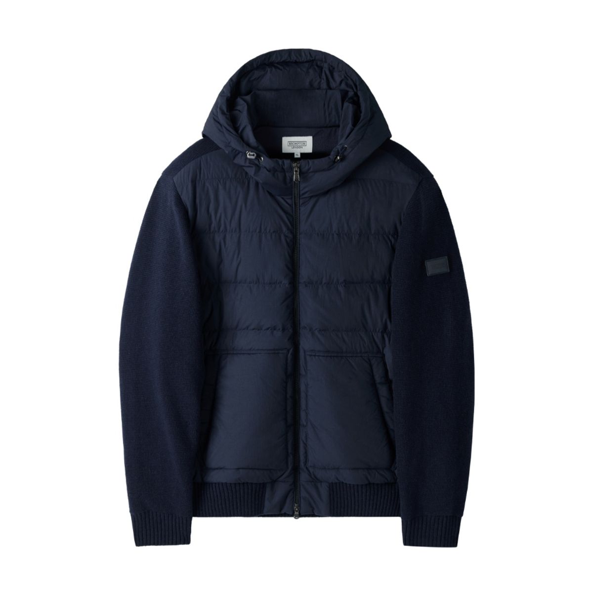 브롬톤 런던(BROMPTON LONDON) HYBRID HOODED DOWN - NAVY (P254MDW450)