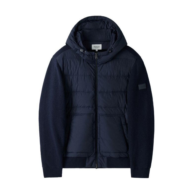 HYBRID HOODED DOWN - NAVY (P254MDW450)