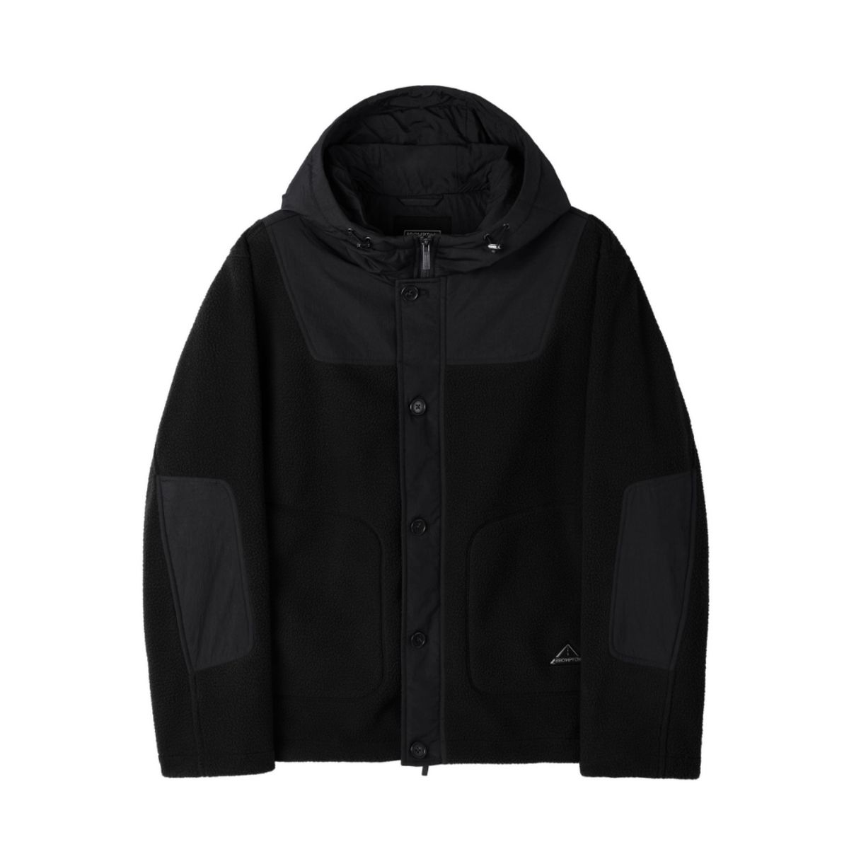 브롬톤 런던(BROMPTON LONDON) FLEECE JUMPER - BLACK (P254UFT135)