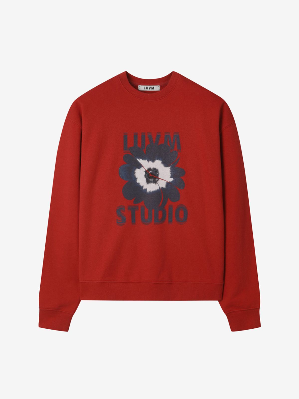엘유브이엠(LUVM) FLOWER SWEATSHIRTS_RED