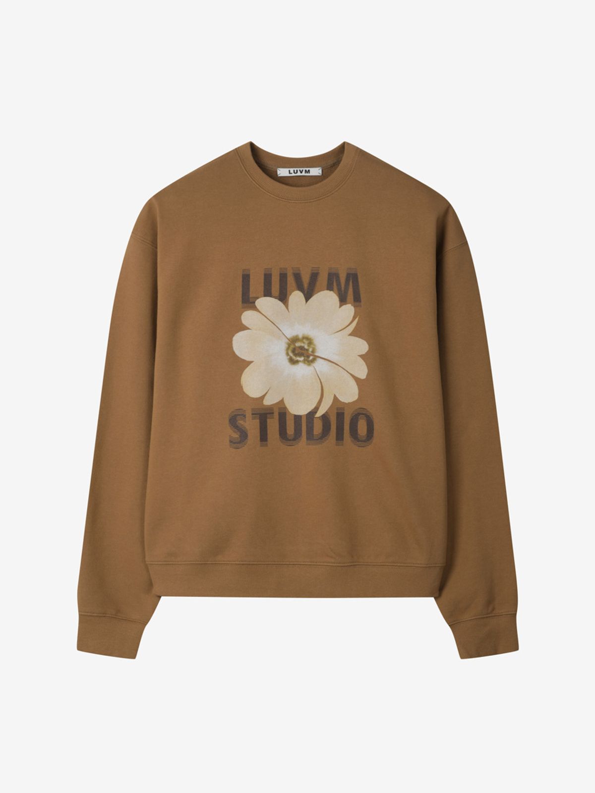 엘유브이엠(LUVM) FLOWER SWEATSHIRTS_CAMEL