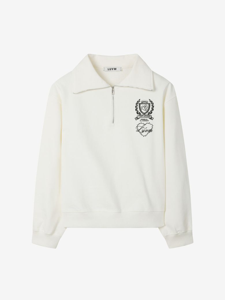 WIDE CALLOR SWEATSHIRTS_IVORY