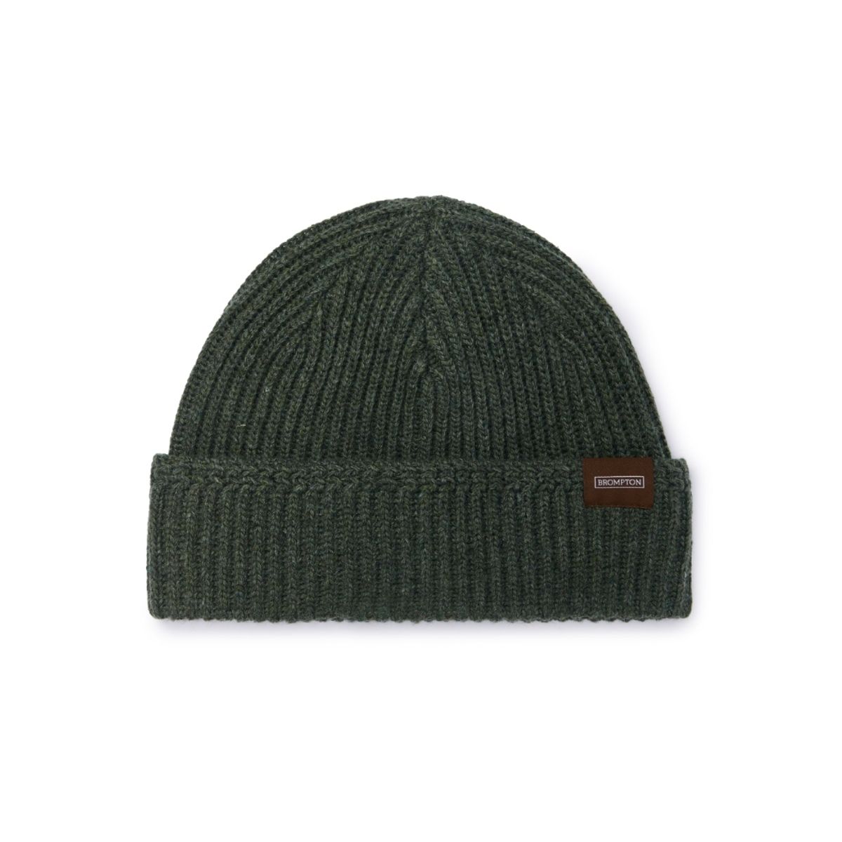 브롬톤 런던(BROMPTON LONDON) LABEL POINT SHORT BEANIE - KHAKI (P254AHA422)