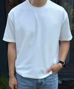 쏙쏙꼭꼭 구김zero 자동넣입 베이직 반팔티 [M-6XL]