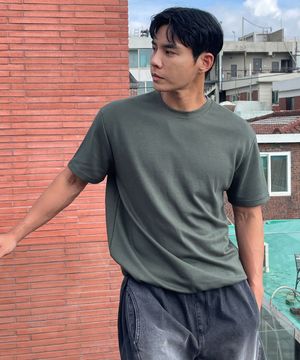 모노X미노 쏙쏙숨티 자동넣입 드롭 반팔티 [M-8XL]