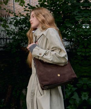 Sac Leonie Suede Marron