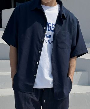 모노 감탄 이지케어 반팔 셔츠 [XL-6XL]