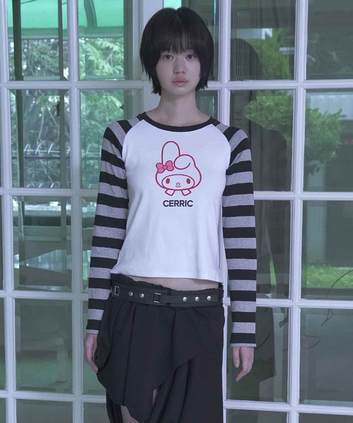 세릭(CERRIC) MY MELODY RAGLAN TOP / WHITE
