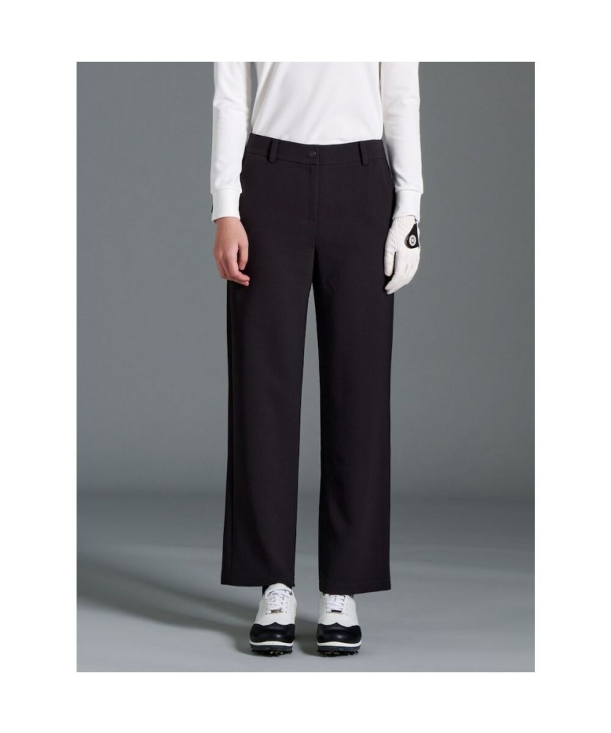 빈폴골프(BEANPOLE GOLF) 여성 와이드 부츠컷 팬츠 - 그레이