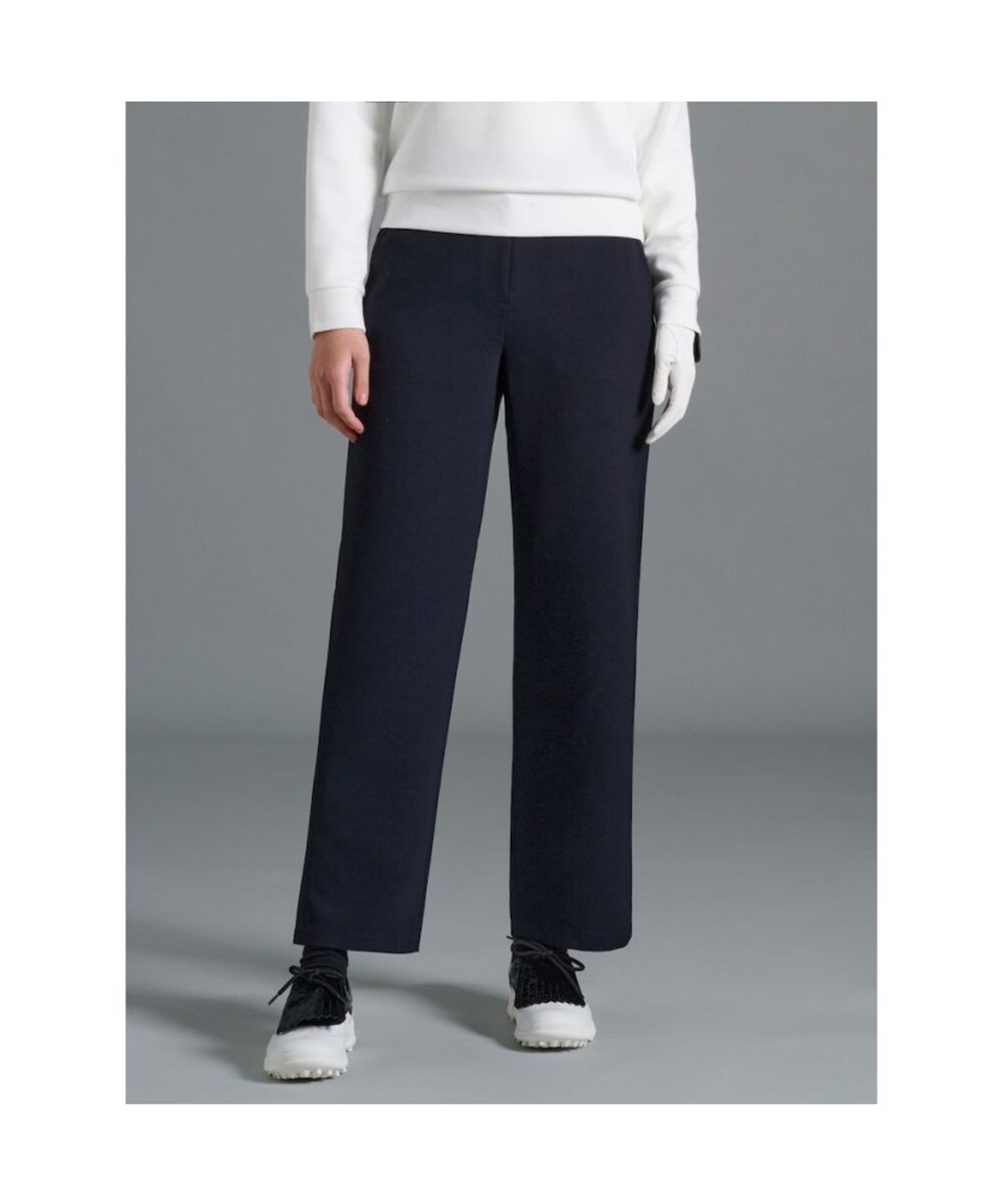 빈폴골프(BEANPOLE GOLF) 여성 와이드 부츠컷 팬츠 - 네이비