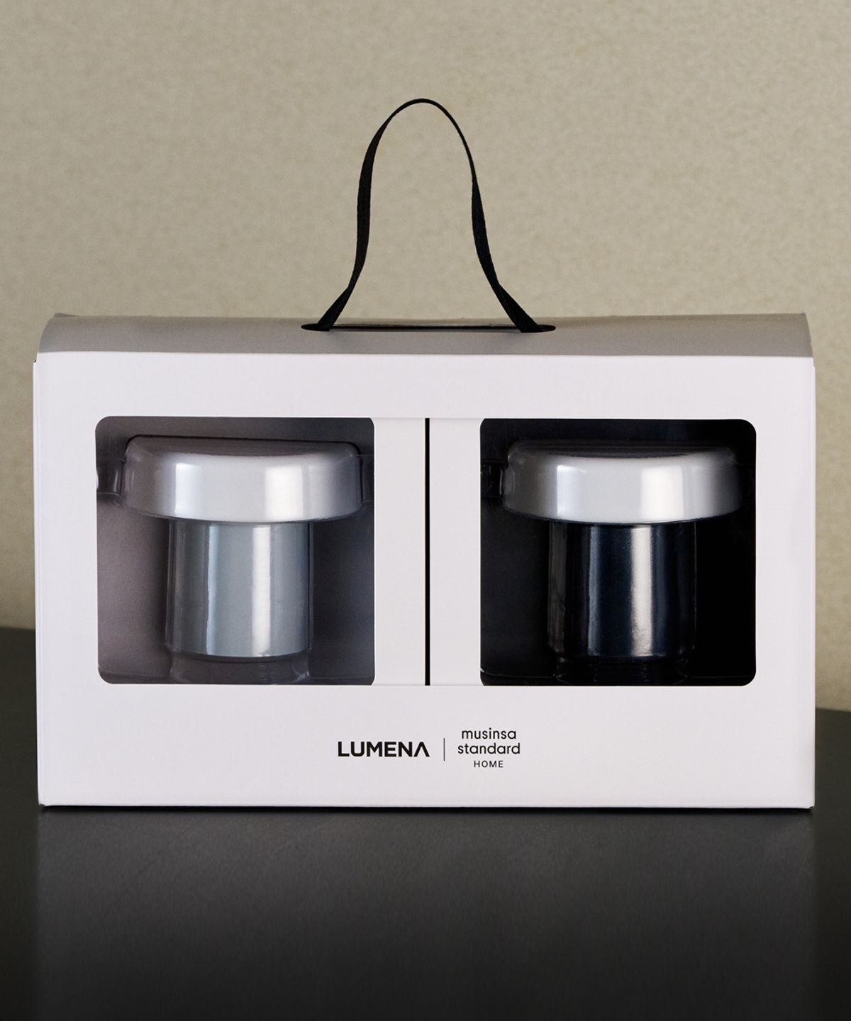 무신사 스탠다드 홈 & 프로덕트(MUSINSA STANDARD HOME & PRODUCTS) [루메나컬래버] 포터블 조명 선물 세트 [2PACK]