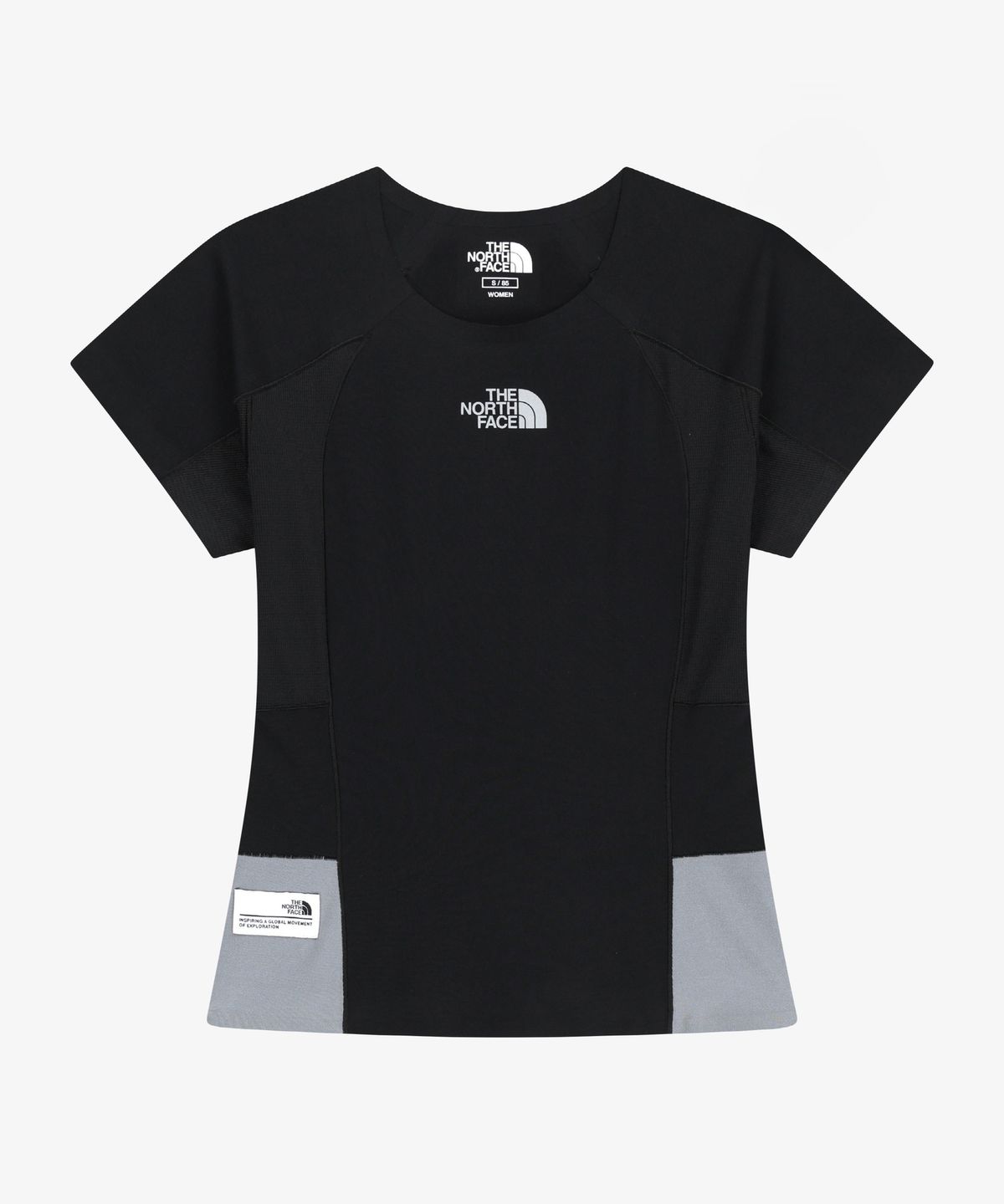 노스페이스(THE NORTH FACE) NT7UR80J 여성 스피드온 반팔 라운드티 BLACK