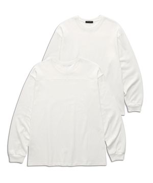 절개배색 롱슬리브 (VLS0208) 화이트
