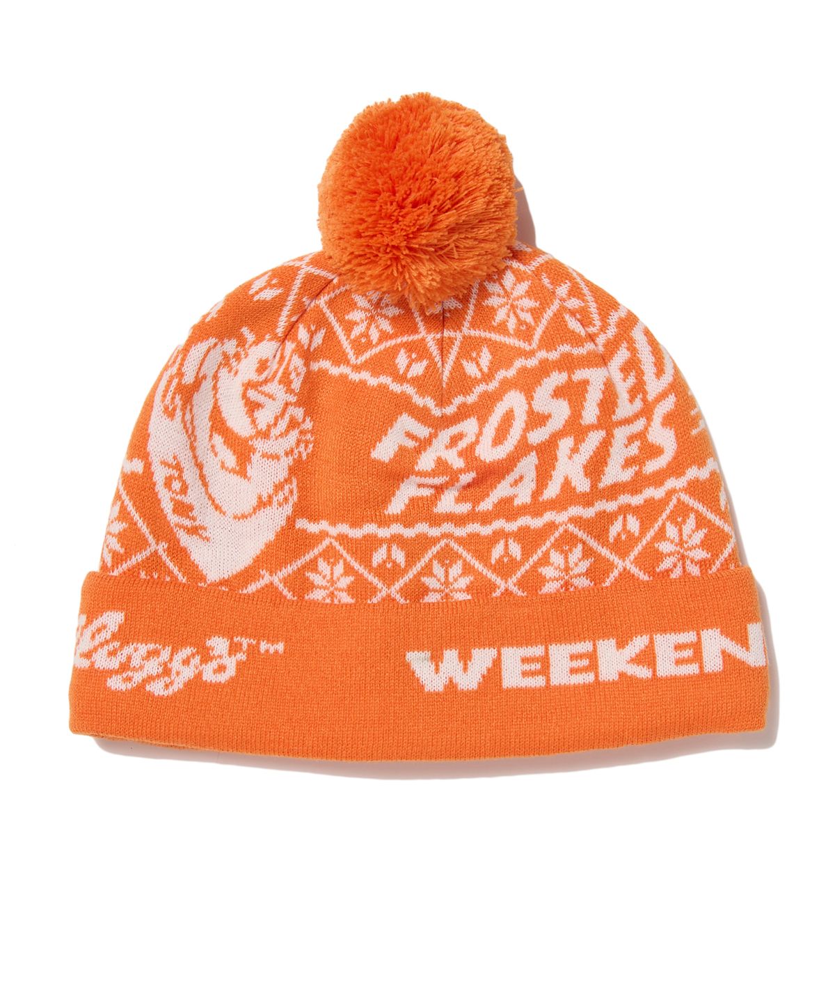 위캔더스(WKNDRS) KELLOGGS SNOW BEANIE (ORANGE)