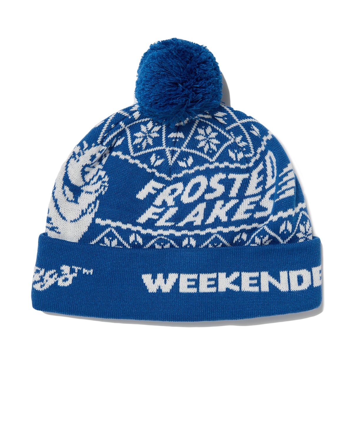 위캔더스(WKNDRS) KELLOGGS SNOW BEANIE (BLUE)