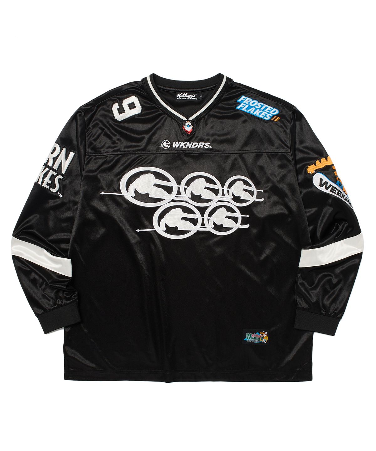 위캔더스(WKNDRS) KELLOGGS SKI TEAM JERSEY (BLACK)