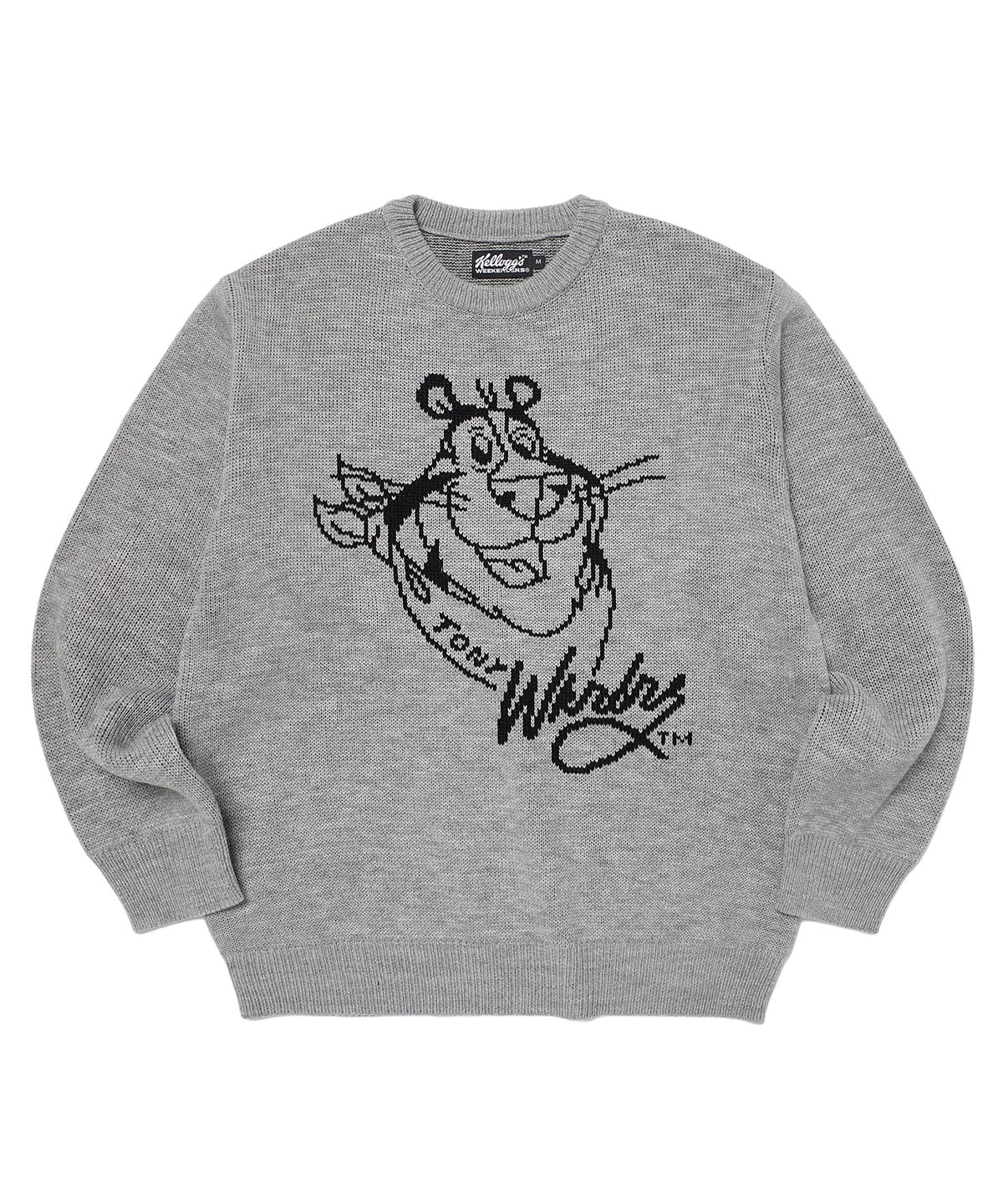 위캔더스(WKNDRS) KELLOGGS KNIT SWEATER (L.GREY)