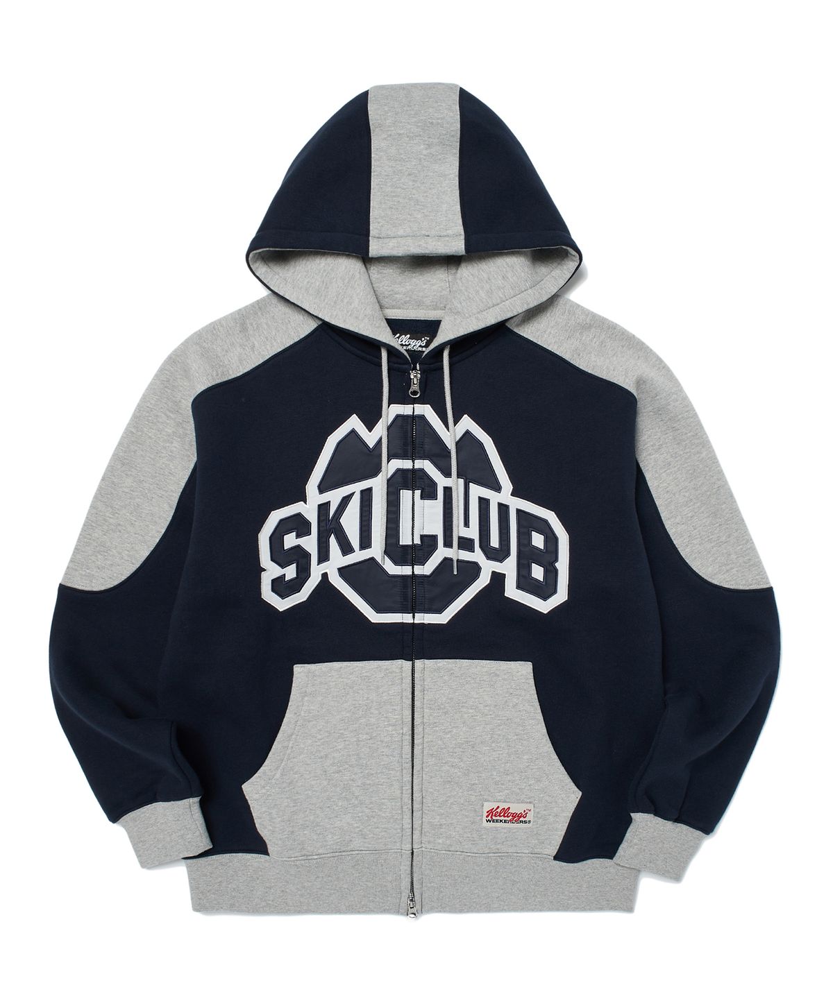 위캔더스(WKNDRS) KELLOGGS SKI CLUB ZIPUP HOODIE (NAVY)