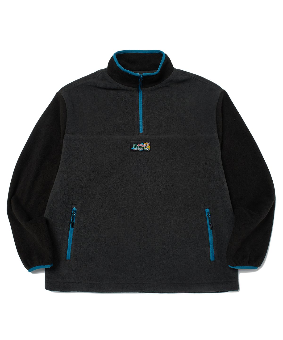위캔더스(WKNDRS) KELLOGGS FLEECE HALF ZIP (CHARCOAL)