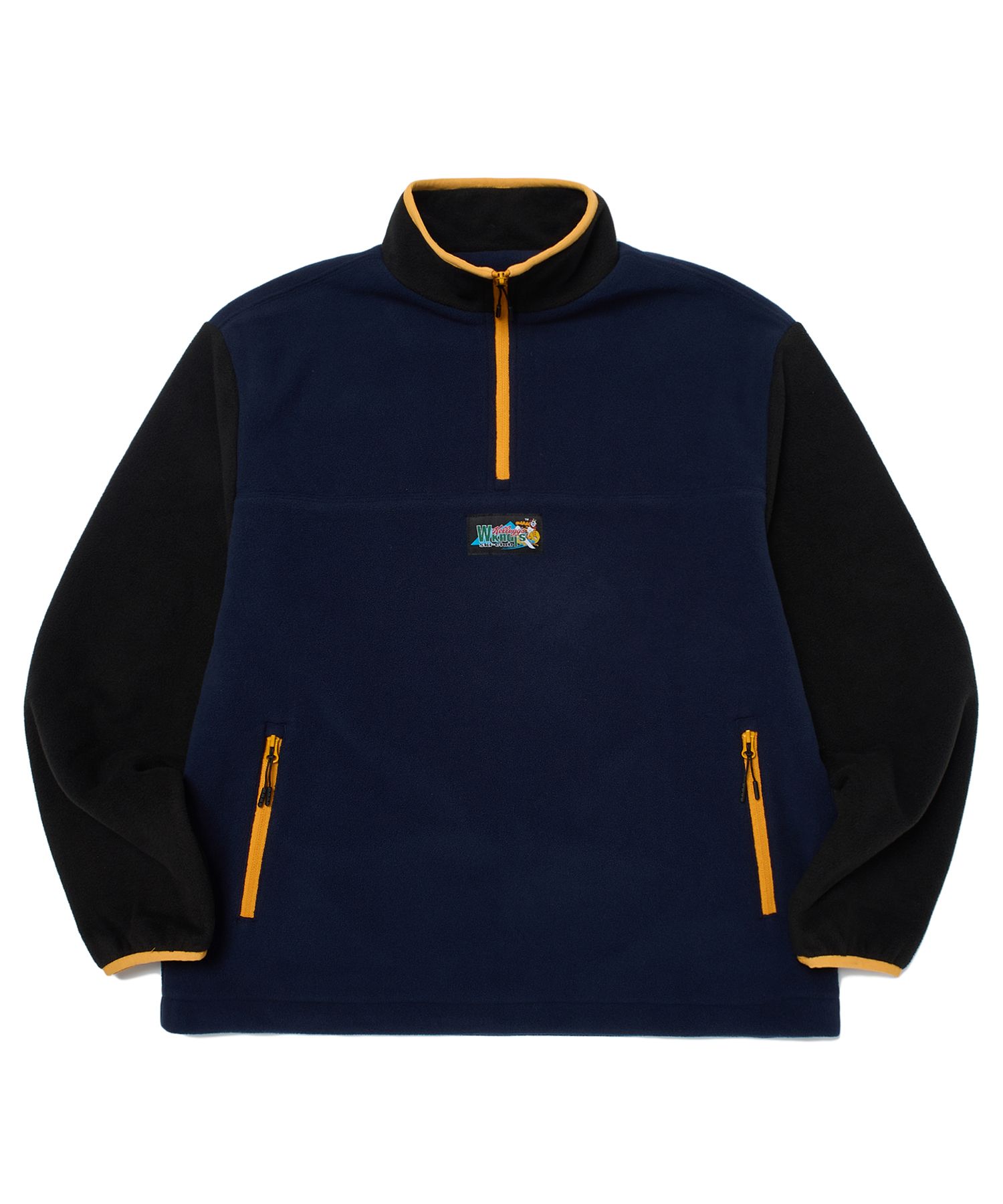 MUSINSA公式 | WKNDRS KELLOGGS FLEECE HALF ZIP (NAVY)