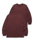 절개배색 롱슬리브 (VLS0208) 버건디