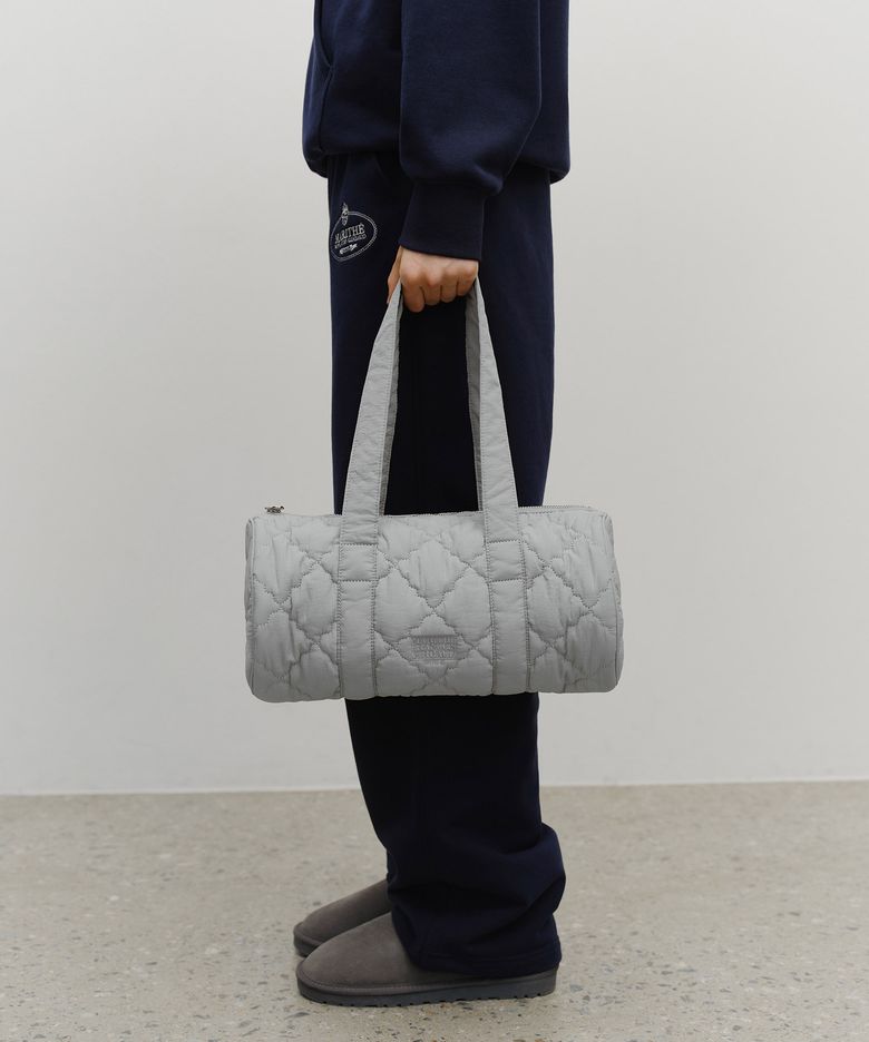 CLASSIC LOGO PADDING DUFFLE BAG gray