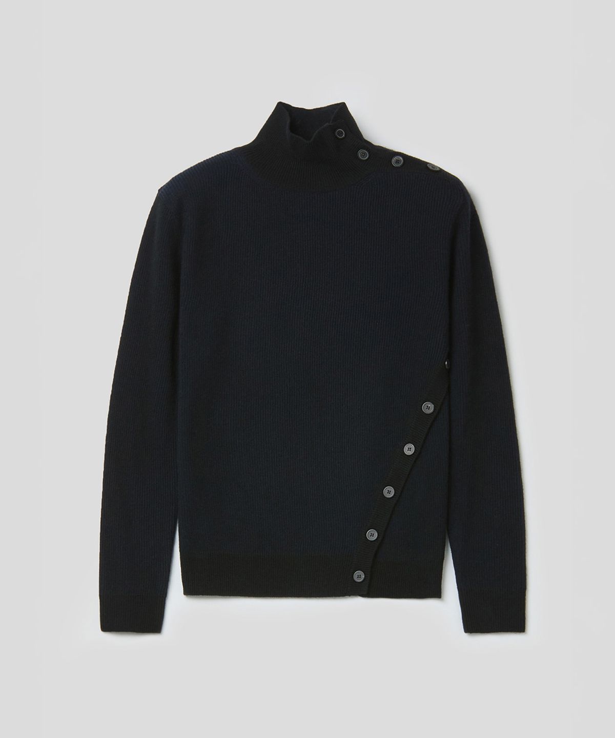 엠엠아이씨(MMIC) OBLIQUE TURTLENECK (BLACK)
