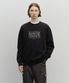 CLASSIC LOGO EMBROIDERY SWEATSHIRT (BRUSHED) black