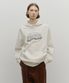 VINTAGE STAMP GRAPHIC HOODIE (BRUSHED) oatmeal